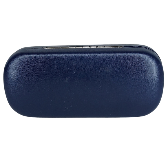 Chaps Ralph Lauren Navy Logo Hard Glasses Sunglass Hinged Case Unisex - Picture 7 of 8